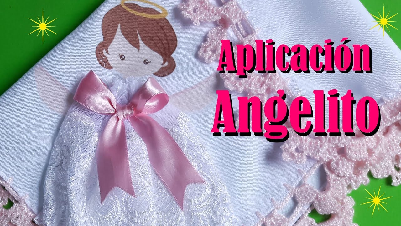 Aplicación de Angel👼 / Tejiendo con Sol /  Crochet