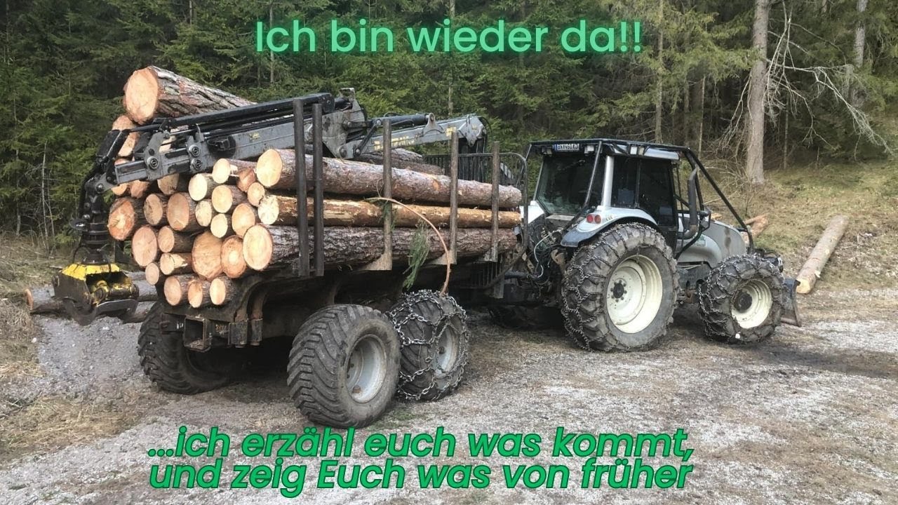 Hallo, heut erzähl ich euch was ansteht und zeig euch was von früher mit dem Valtra T170+Kesla 12 MD