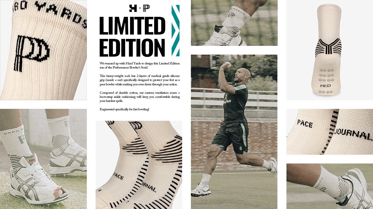 Hard Yards x Pace Journal Launch Limited Edition Performance Bowler's Sock!!!