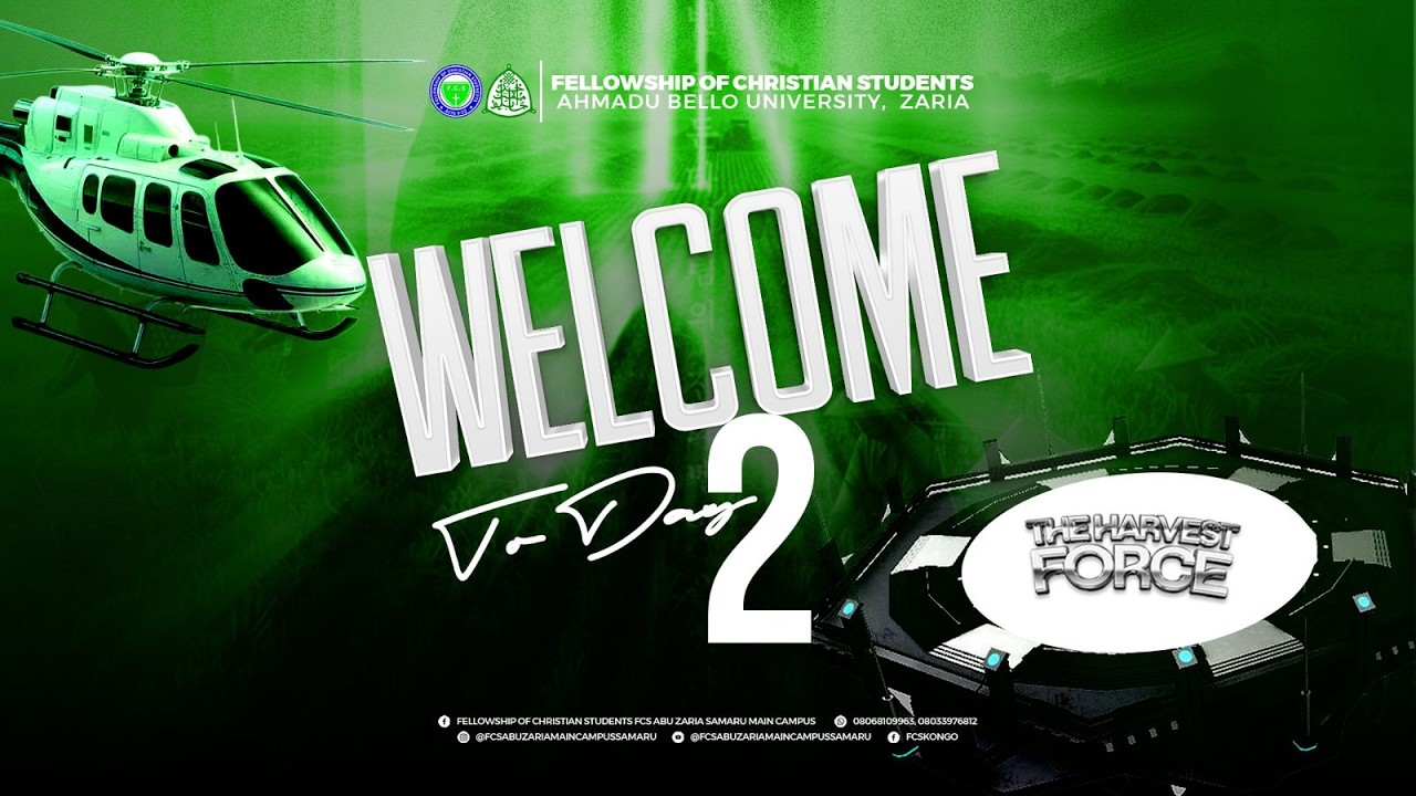 The Harvest Force | ABU Zaria || Apostle (Dr) Emmanuel Nuhu Kure