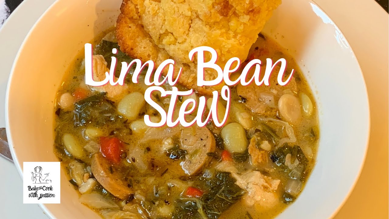 Lima Bean Stew! Delicious one pot meal! Easy to make meat free as well.