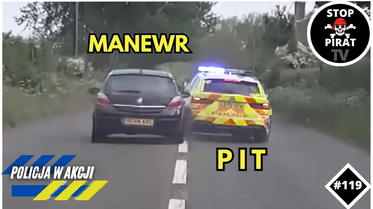 POLICJA W AKCJI #119 - Dynamiczne zatrzymanie pirata w Astrze, Pościg za niepozorną Kią, Interwencje