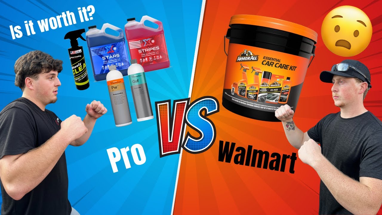 Walmart Car Kit vs Pro Grade Products- The results will SHOCK you!
