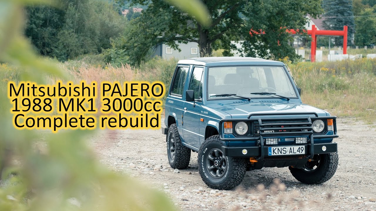 1988 Mitsubishi Pajero 3000cc - full restoration project