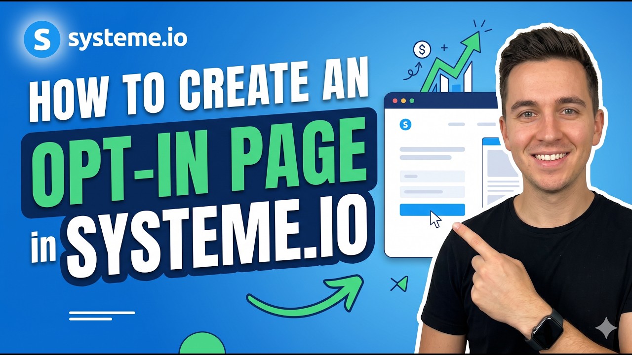 How to Create an Opt-In Page in Systeme.io | Beginner Tutorial (2026)