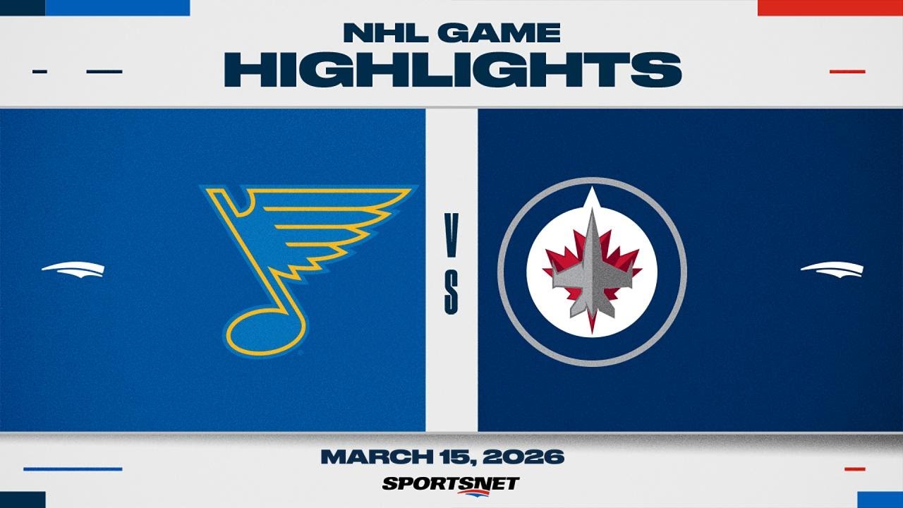 NHL Highlights | Blues vs. Jets - March 15, 2026