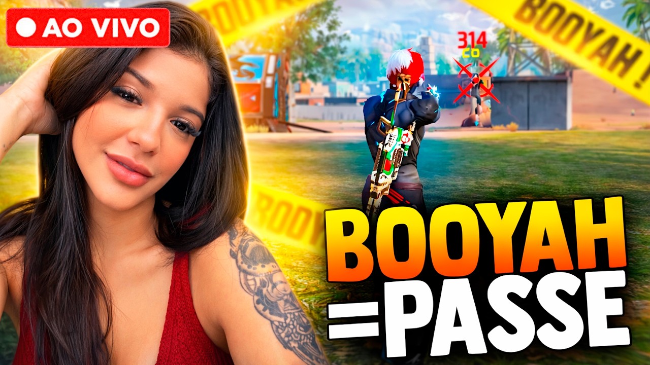 ❤️ LIVE DA KITANA❤️BOOYAH GANHA PASSE❤️RUMO AO DESAFIANTE - FREE FIRE AO VIVO ❤️