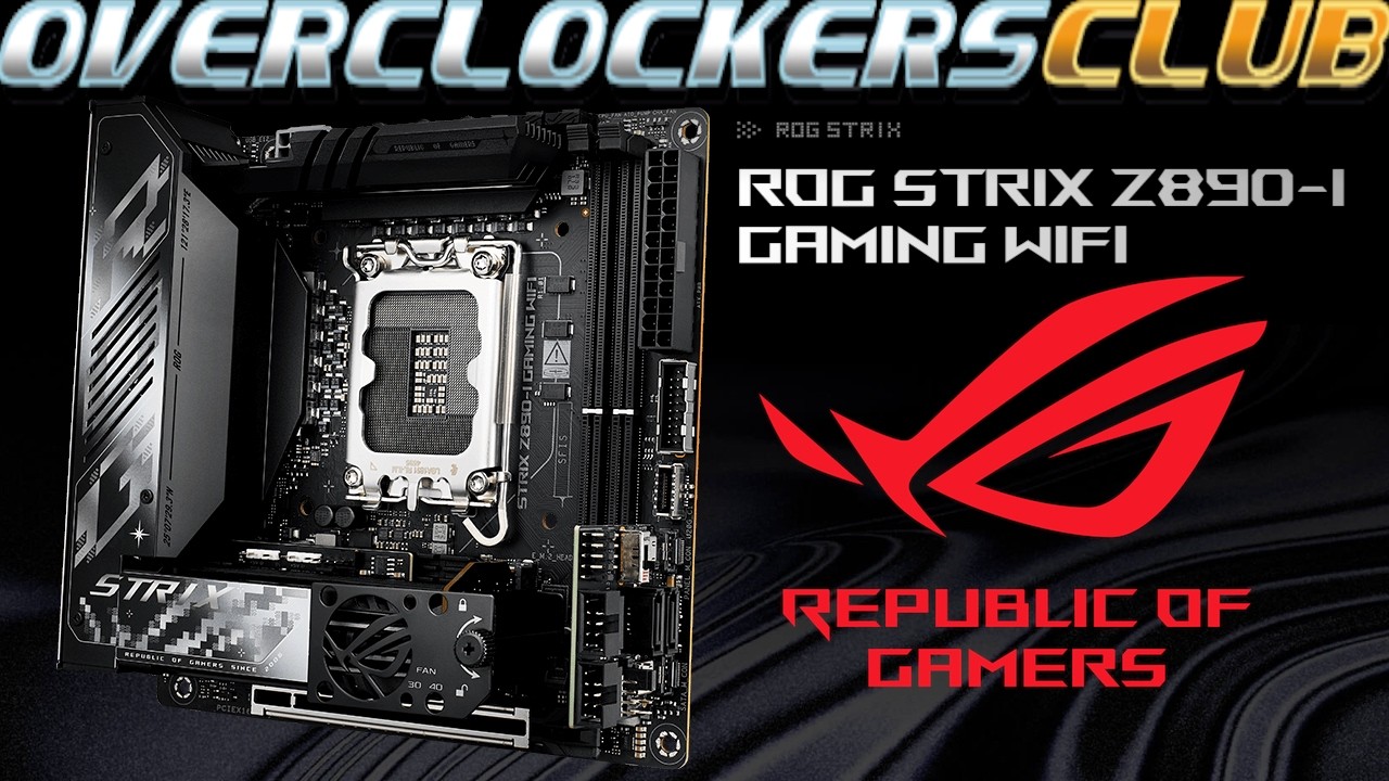 Обзор материнской платы ASUS STRIX Z890 ITX!