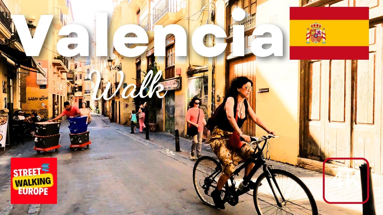 Valencia, Spain 🇪🇸 4K-HDR Walking Tour | Summer City Tour