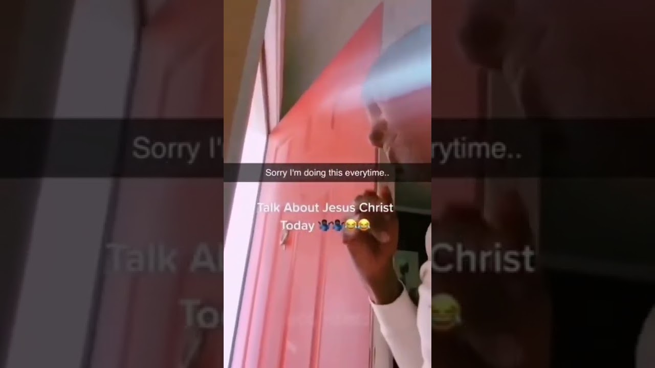 do you have time to talk about Jesus Christ today?
