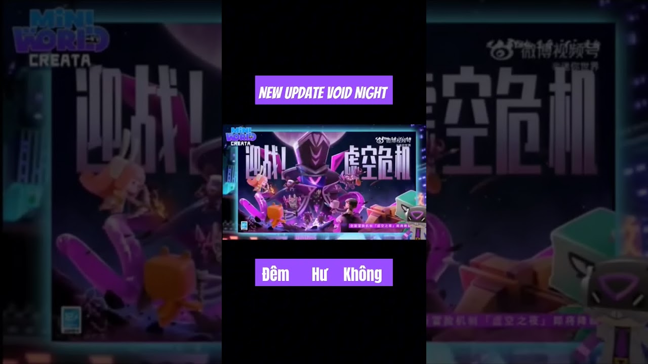 The Void Night - New Update @MiniWorldCreataViệtNam #jokermw #miniworld