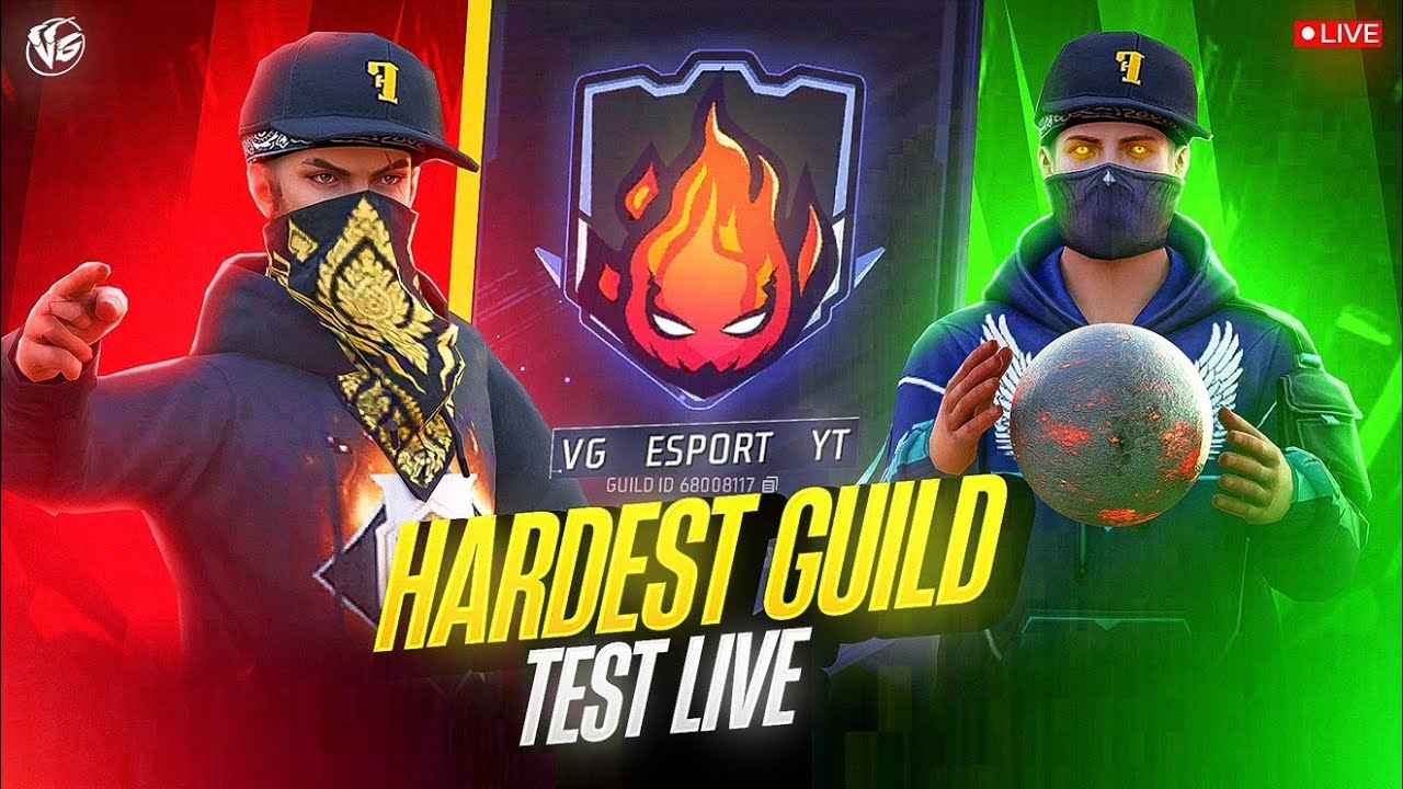 FF LIVE GUILD TEST 1 VS 4 🔥 FREE FIRE LIVE GUILD TEST 🔥 LIVE GUILD TESTING #nonstopgaming #fflive