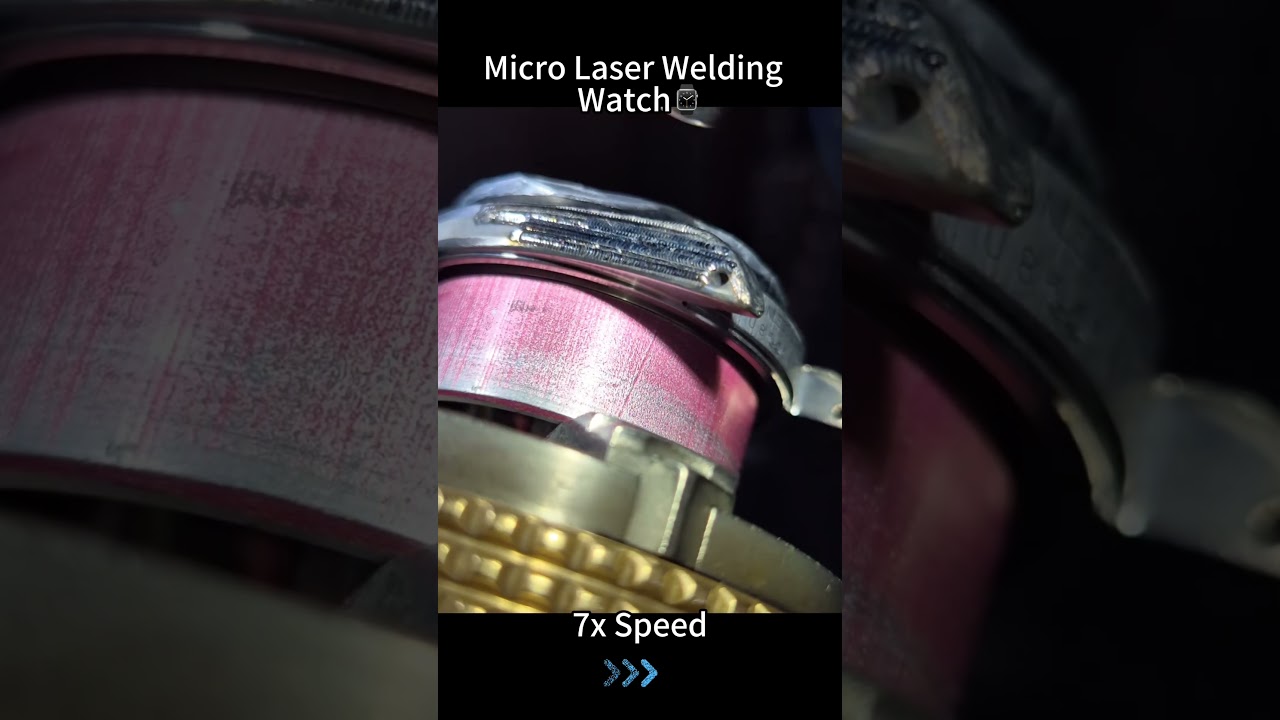 Micro laser welding Rolex case🔬Source by @watchesspa #laser #watch