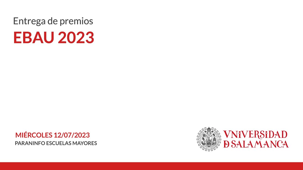 Premios EBAU 2023