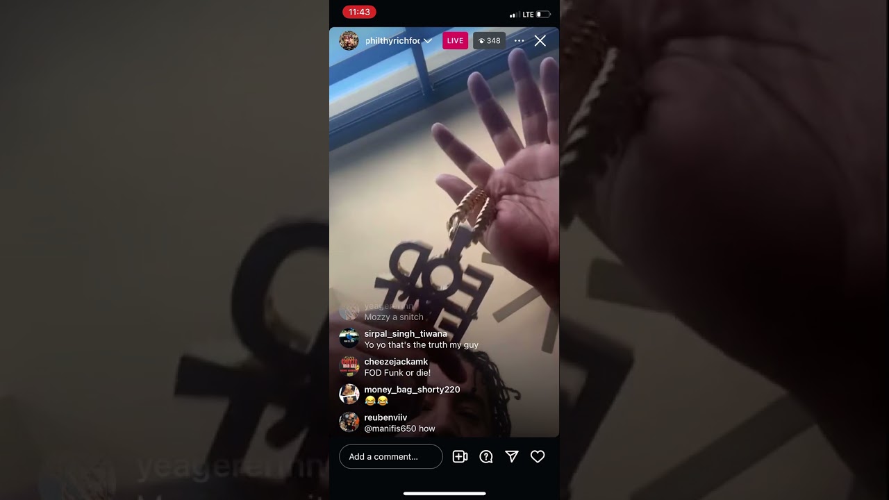 Philthy Rich goes off on MOZZY for new videos with FOD chains in them‼️