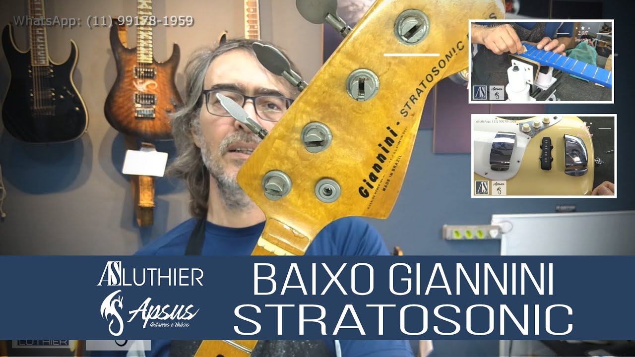 Giannini Stratosonic - Baixo #giannini #stratosonic #luthier #luthieria #luthiersp