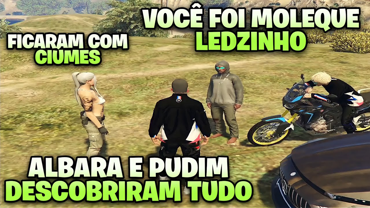 ALBARA E PUDIM FICARAM COM CIÚMES DO LEDZIN COM A MEDUSA!! FORAM FALAR COM ELE 😳