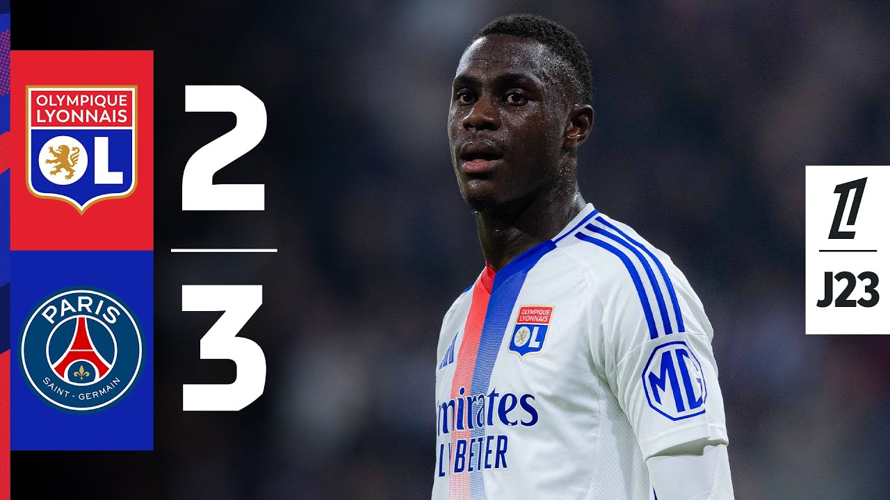 Résumé OL - PSG : Un final haletant qui n'aura pas suffi (2-3)