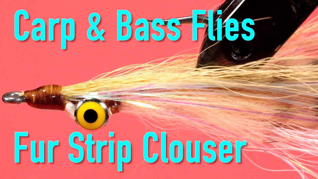 Carp and Bass Flies: the Fur Strip Clouser, designed by Bob Clouser