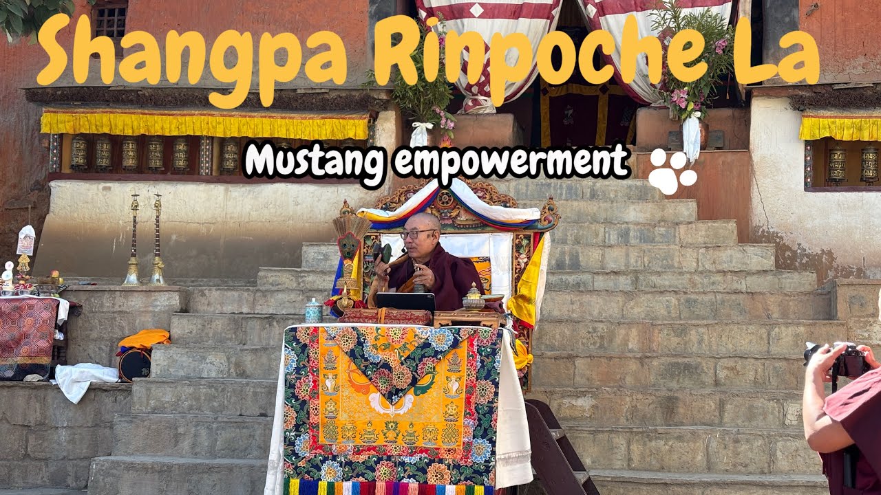 2nd Shangpa Rinpoche La empowerment || Blessed Day @kungapaldengrg @dordajcmvlogs