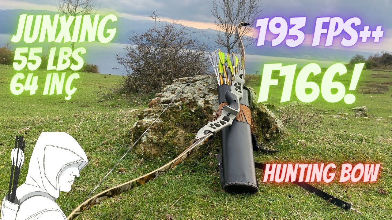 Junxing F166 55 Lbs Av Yayı-Hunting Recurve Bow, 64 İn&ccedil; CHORONO Test, Camo-Desert