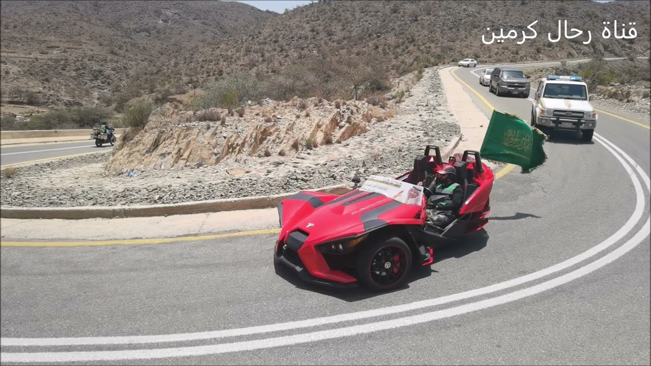 مسيرة التجمع الاول للدراجين بمنطقة الباحة ومحافظاتها // تصوير عبدالله مراد