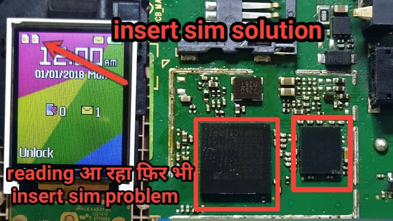 itel mobile insert sim problem||keypad phone sim not working