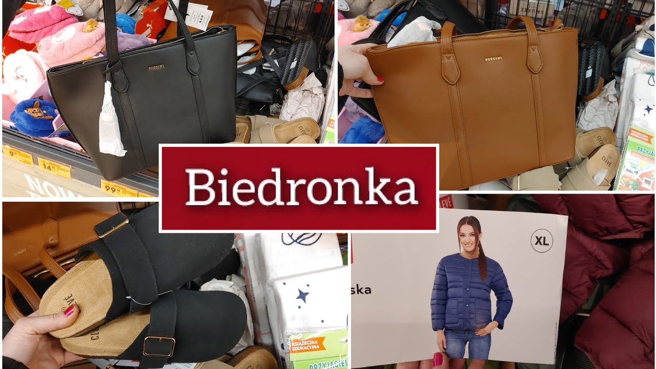 Biedronka📌TOREBKI DAMSKIE KURTKI WIOSENNE DAMSKIE MĘSKIE I KLAPKI