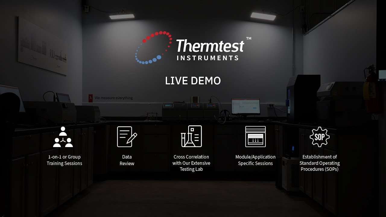 HFM-25 Demo: Thermal Resistance and Thermal Conductivity for Insulation and Construction Materials