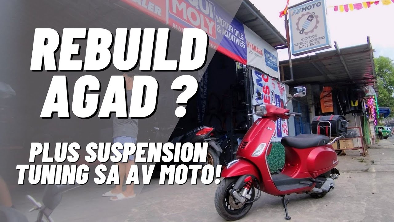 YSS G-SERIES FRONT SUSPENSION REBUILD | AV MOTO | VESPA S125