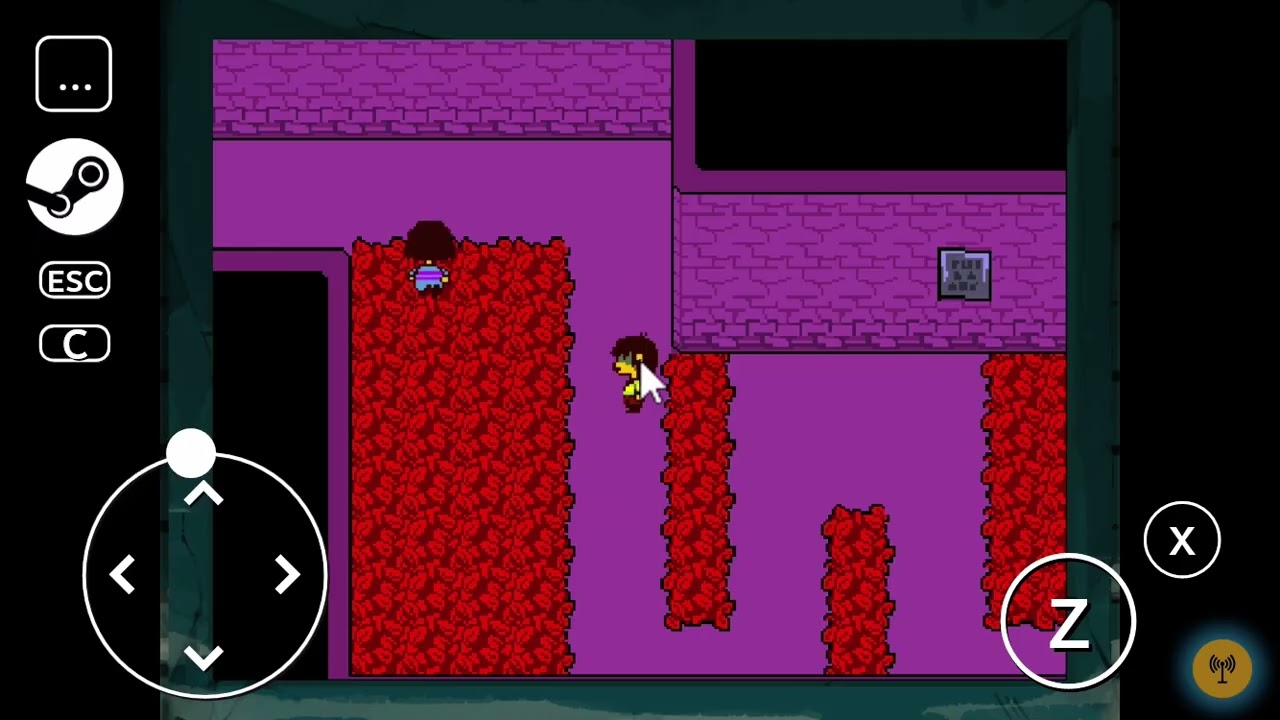 playing with Red on undertale together!!1!1