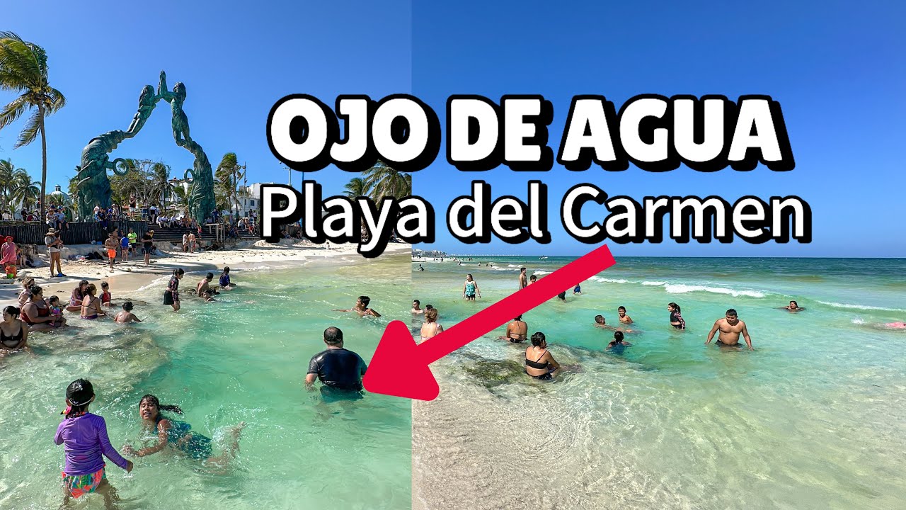INCREÍBLE 🫢 | Se Formo OJO de Agua en Playa del Carmen | Después de la Tormenta 🌴🩵👌