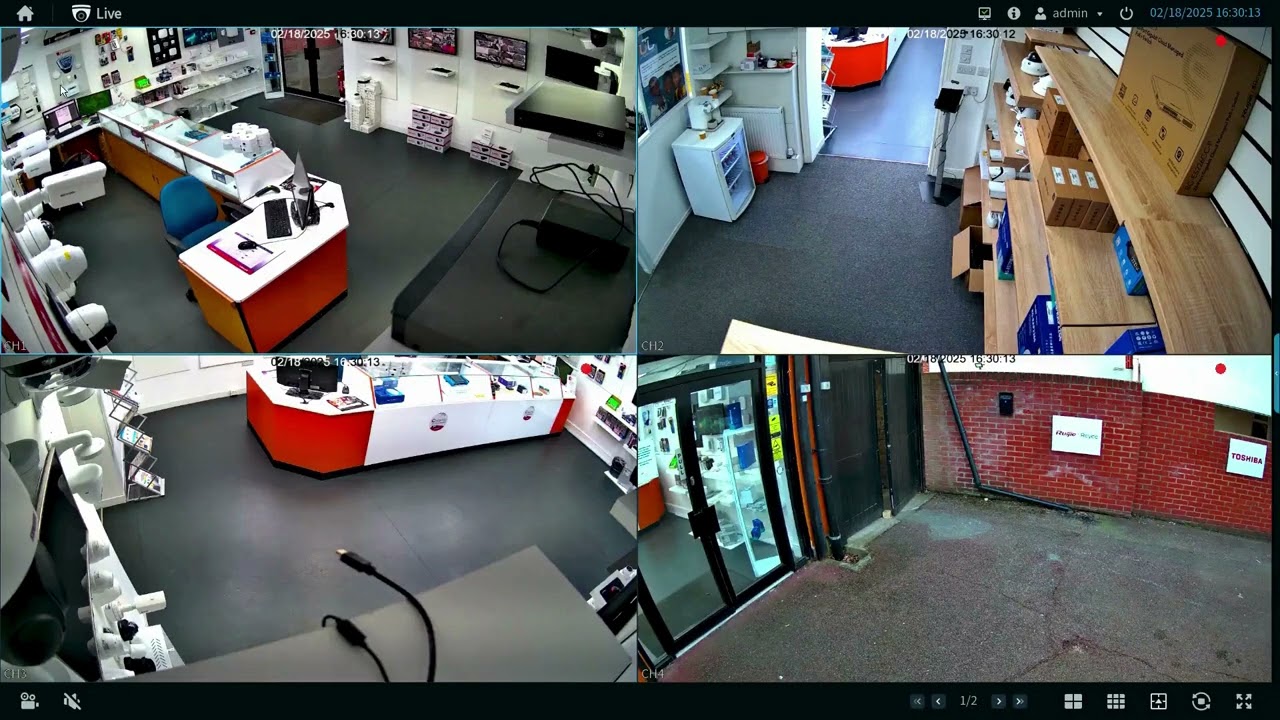 Verox HD-IP Plug and Play POE Security Camera System