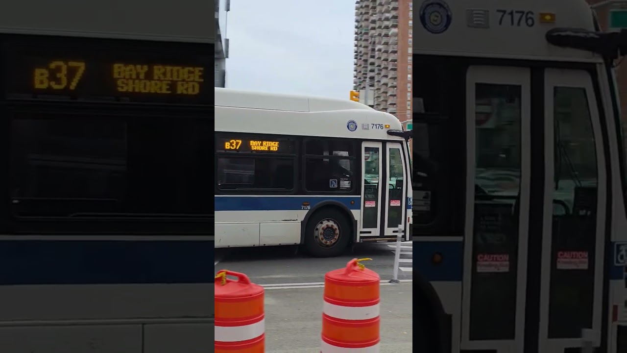 MTA NYCT EXCLUSIVE: 2015 XD40 7176 on the B37 (Ulmer Park Loan) 