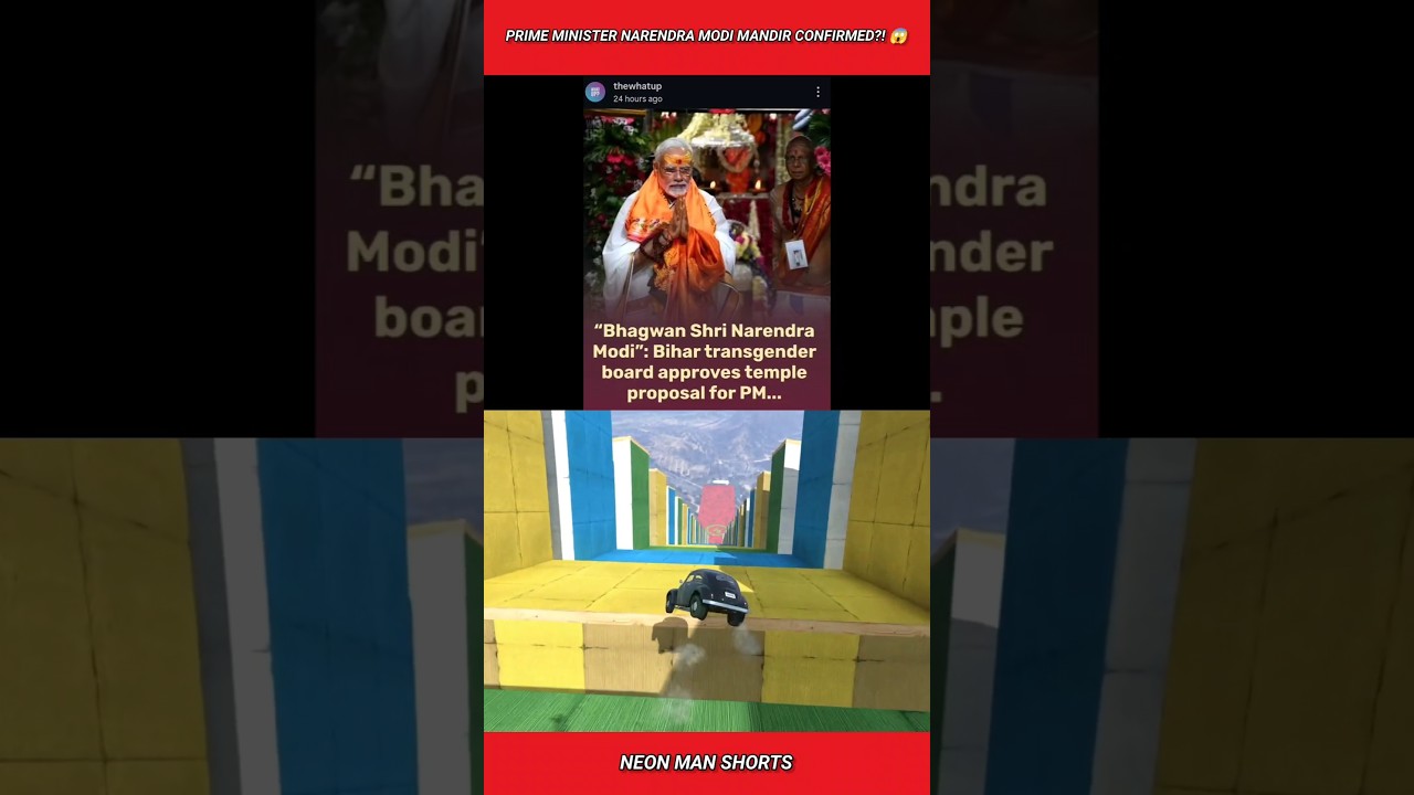 Prime Minister Narendra Modi Mandir Confirmed?! 😱 #shorts