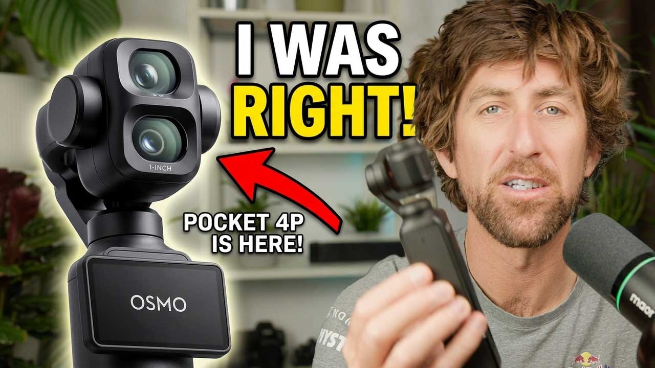 Я предсказал появление DJI Pocket 4P ещё год назад! И вот он здесь!
