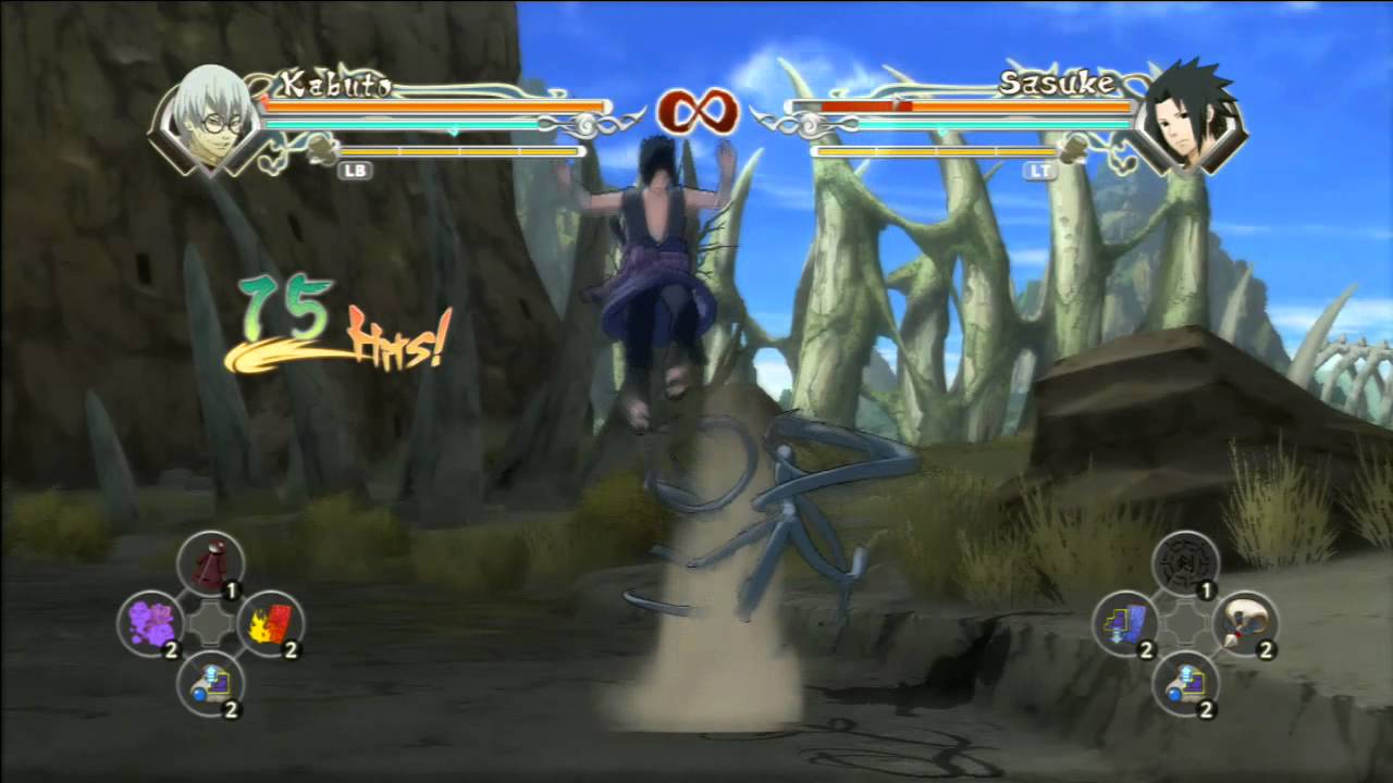 Naruto Generations: Kabuto's [Snake Cloak] Moveset