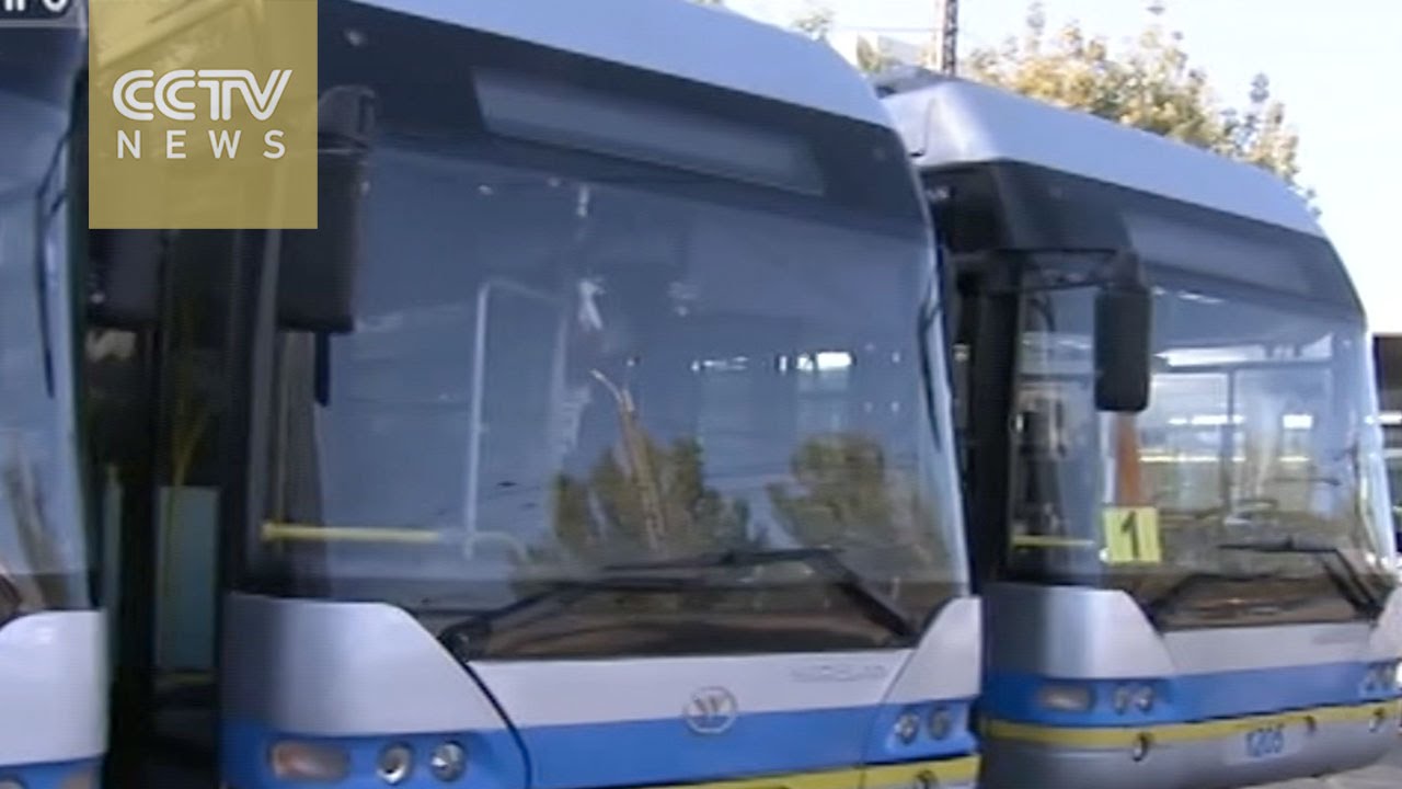 China-made trolley bus in Kazakhstan