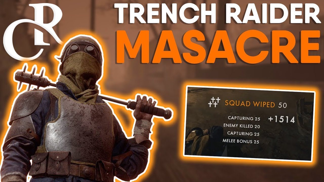 Trench Raider MASACRE! ELITE CLASSES are OP! - Battlefield 1 Elite Class Gameplay