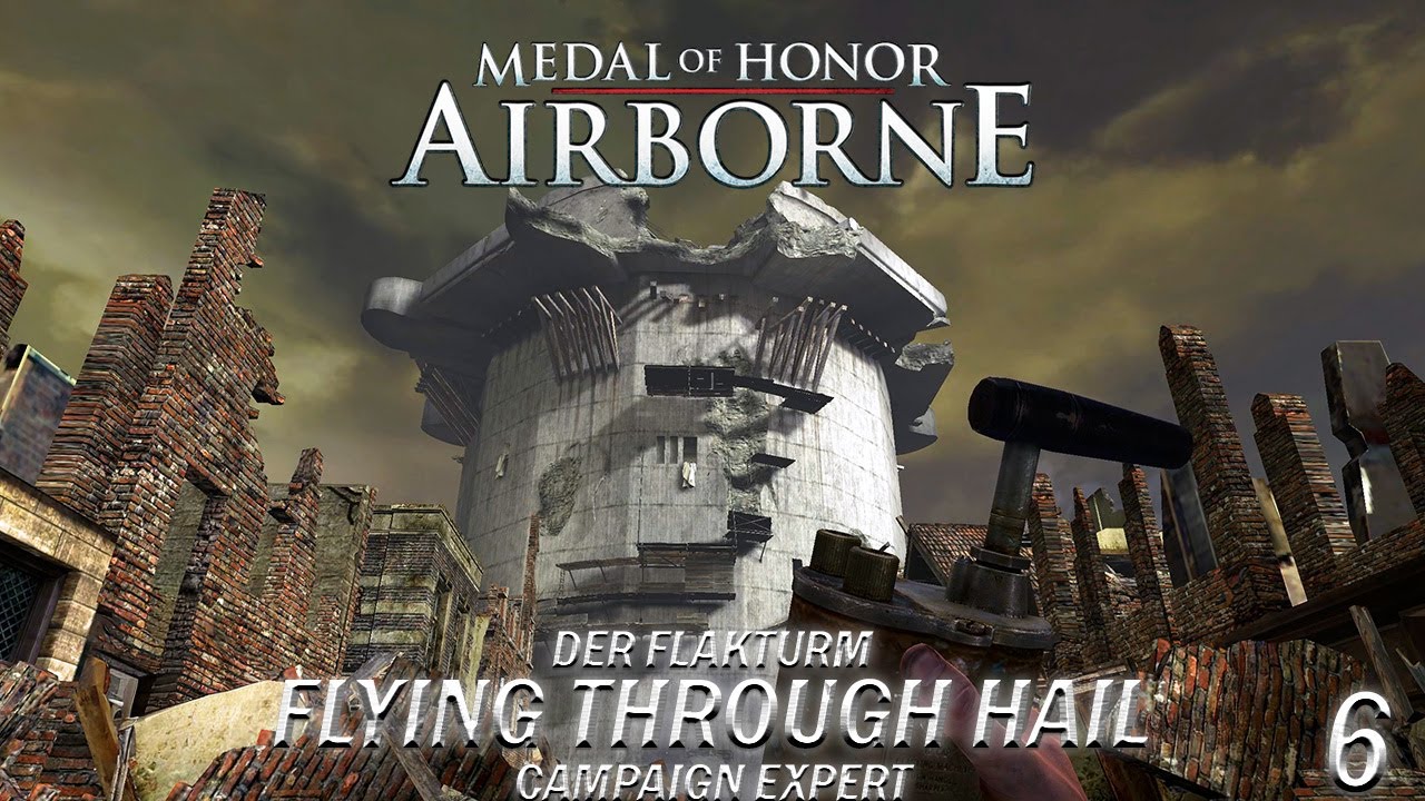 Medal of Honor Airborne: Der Flakturm | Flying Through Hail  | Expert Gameplay