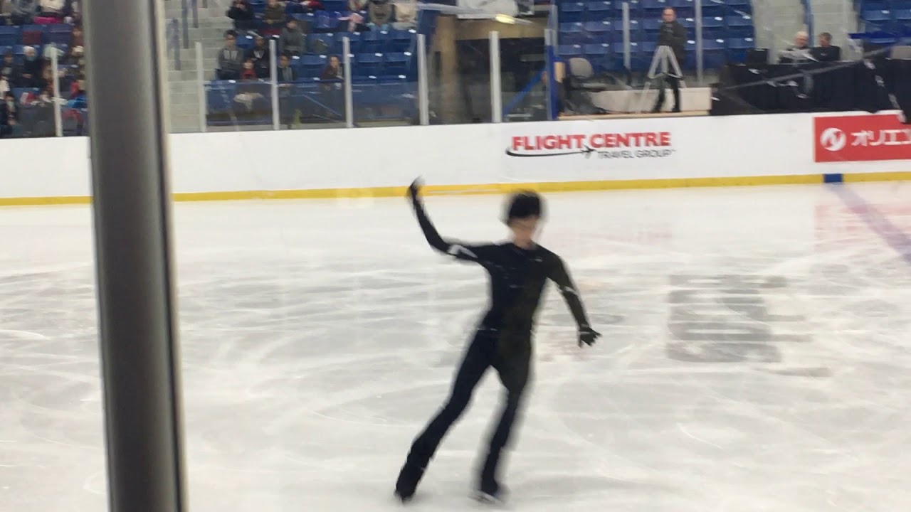 Yuzuru Hanyu FS Origin practice @ ACI 2018