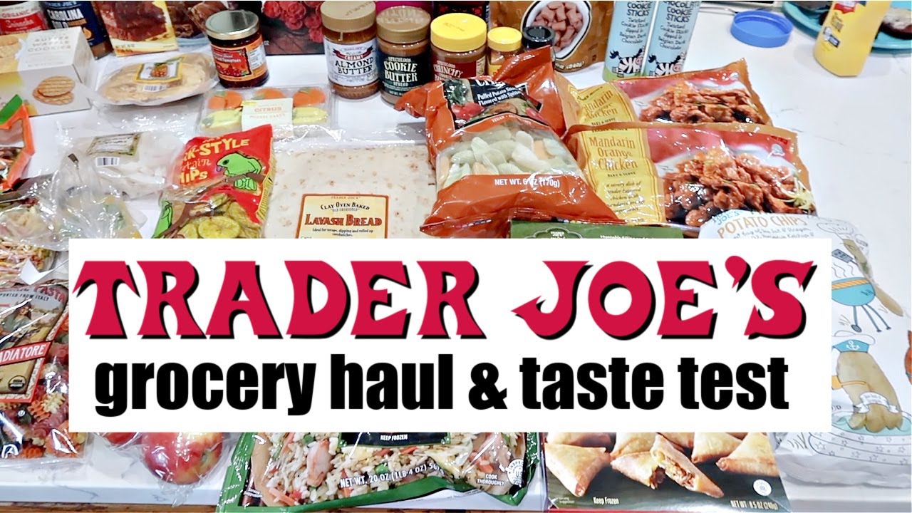 TRADER JOE'S GROCERY HAUL | SHOP WITH ME | FRUGAL FIT MOM