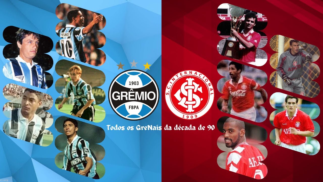 Grêmio x Internacional: Todos os clássicos da década de 90