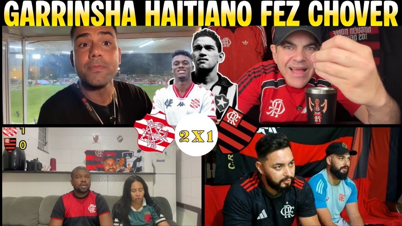 REAÇÕES FLAMENGUISTAS CHORANDO EM BANGU 2 X 1 FLAMENGO | RELEMBRAR GARRINCHA É VIVER !!
