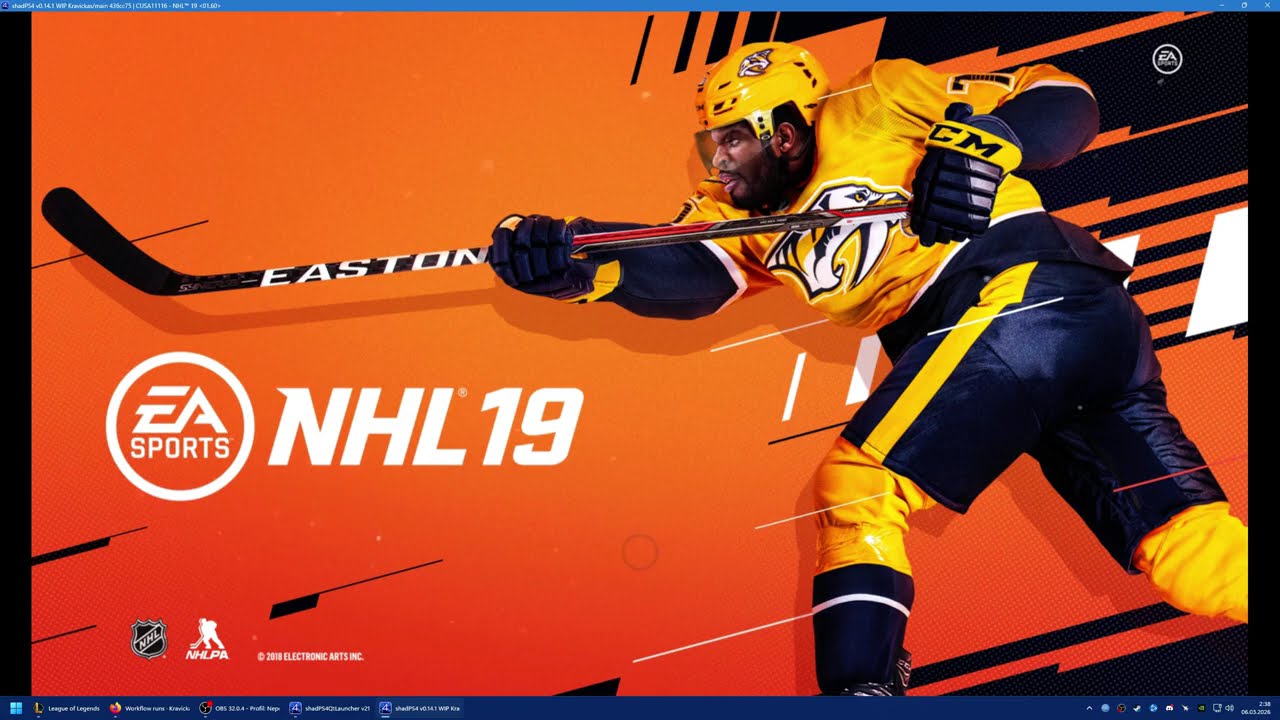 [Seizure Warning] NHL 19 - ShadPS4 - custom build