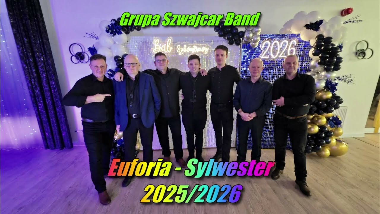 Grupa Szwajcar Band - skrót kilku piosenek z imprezy sylwestrowej ...