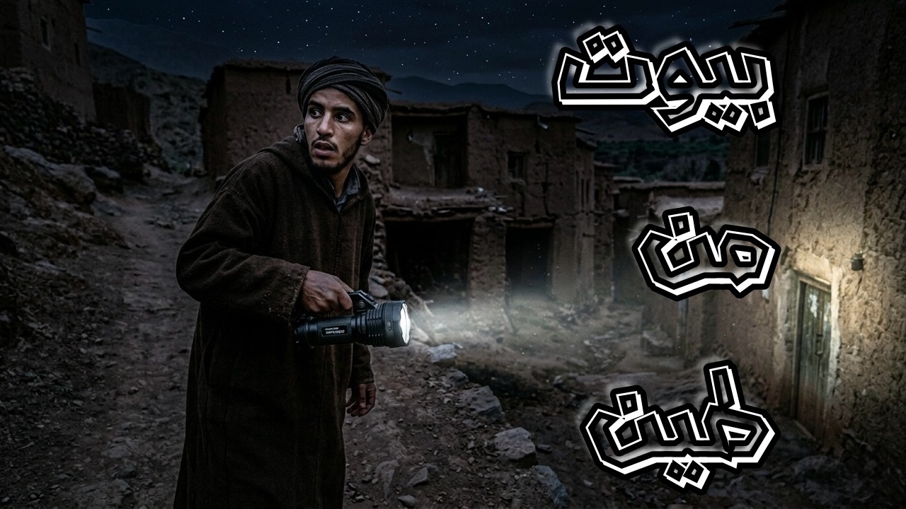 قصة 862 - قرية قديمة وبيوتها من طين