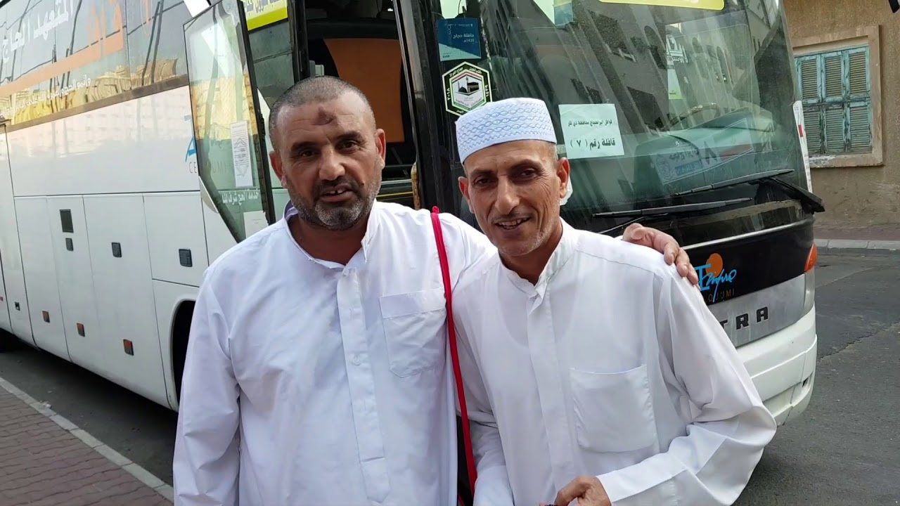 توديع حجاج البرمن مكه المكرمه الى ارض الوطن 16ذي الحجه1439هجريه حج2018