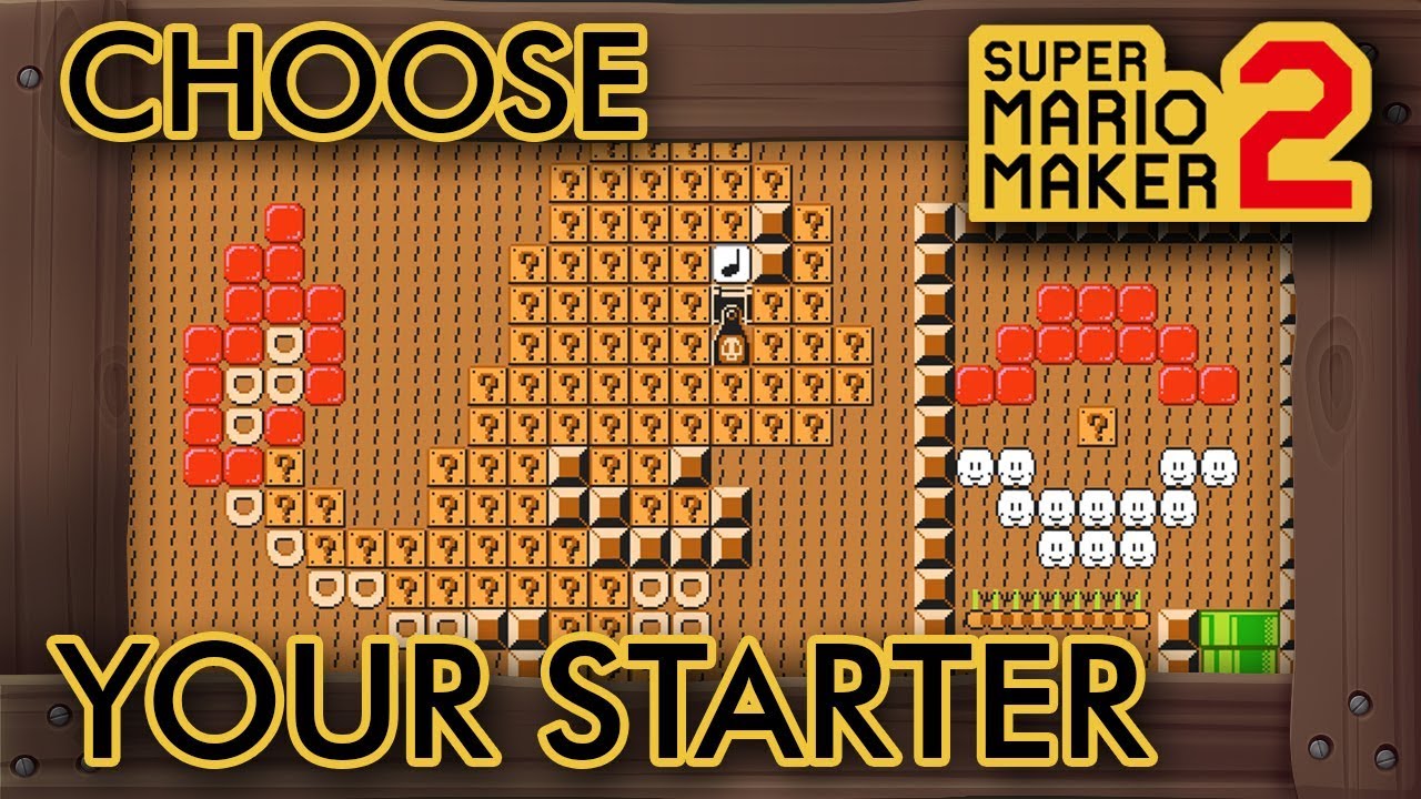 Super Mario Maker 2 - Choose Your Starter Pokémon