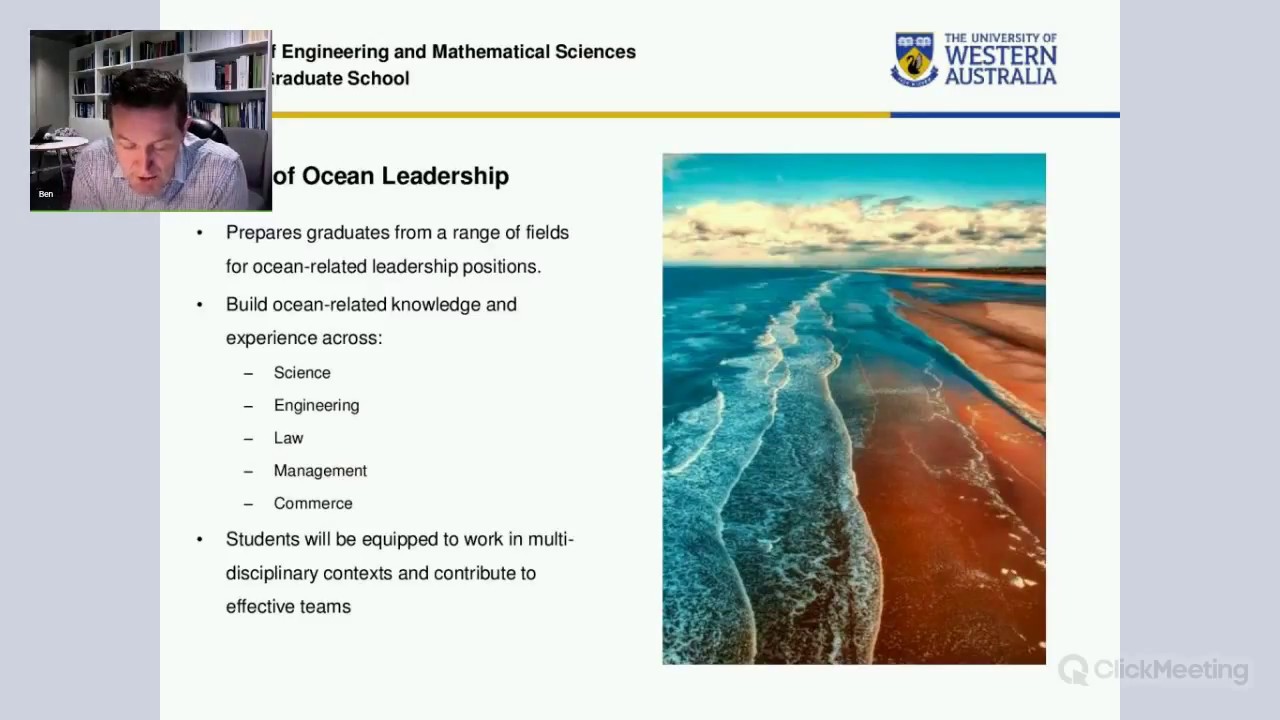 Master of Ocean Leadership Webinar